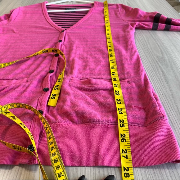 Vintage/Rare/Hard to Find VS Pink School Girl Button up Cardigan Size MED - Picture 6 of 8